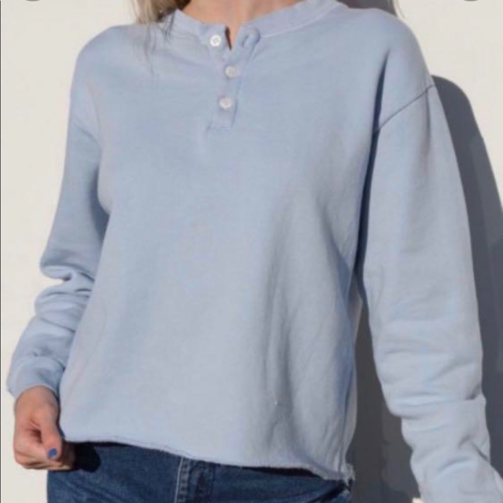 Brandy Melville Allie Thermal/Henley Top